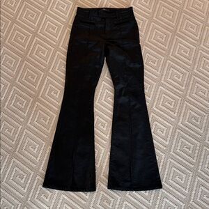 7 for all mankind velvet Black Flared Jeans